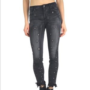 tractr Blu Skinny Jeans with Stars